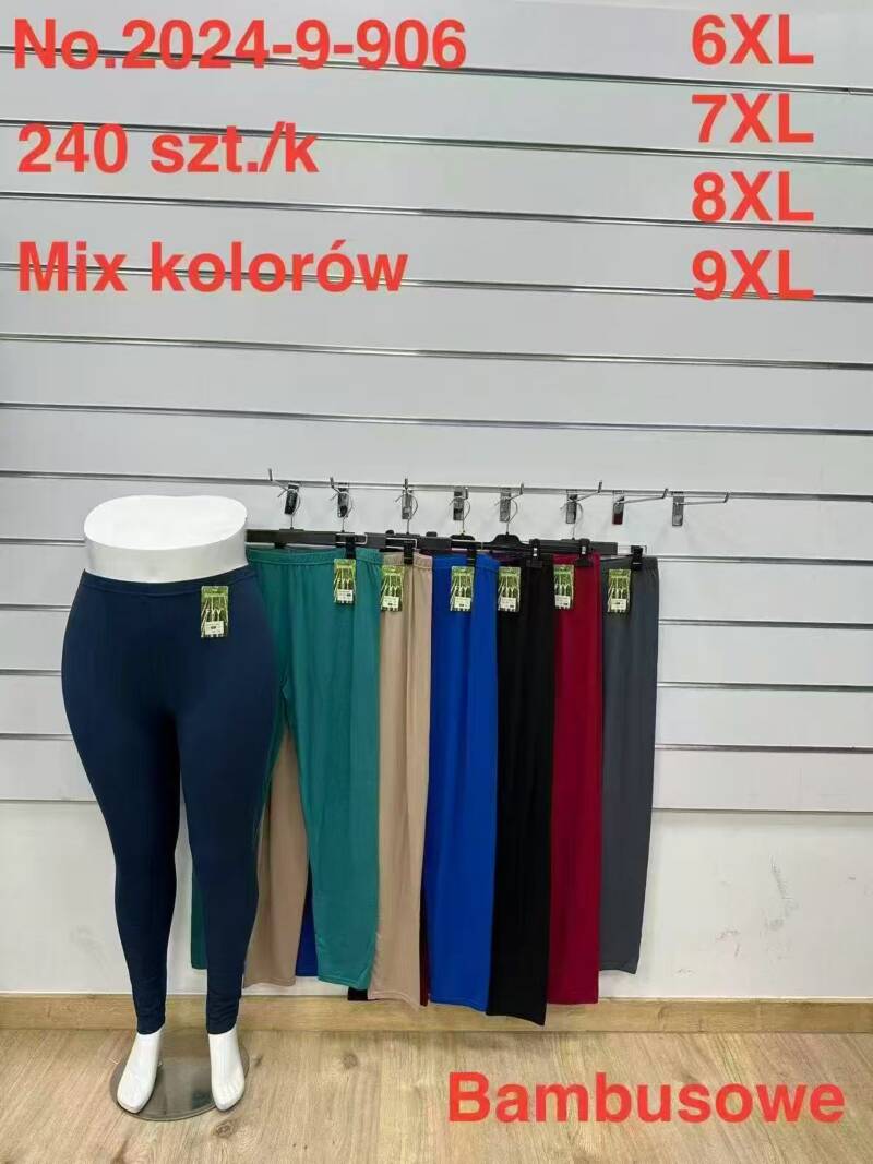 Leginsy damskie Roz 6XL-9XL, Mix kolor Paczka 10 szt